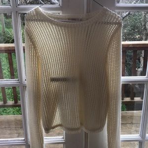 NWOT Rare LF Millau Cropped Back Sweater